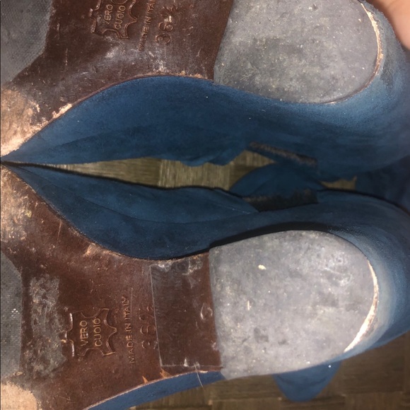 Tashkent by Cheyenne Blue Suede Shoes - Picture 5 of 6